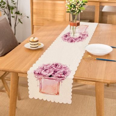Coco Parfüm Tasarımlı Dijital Baskılı Modern Runner