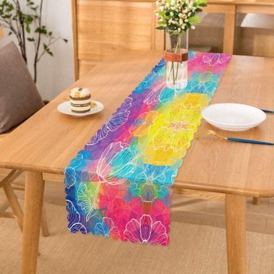Realhomes Renkli Butterfly Özel Tasarım Dijtal baskılı Modern Runner