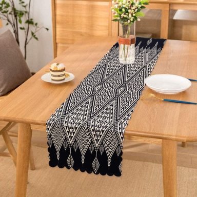 Realhomes Geometrik Motifler Özel tasarım Dijital Baskılı Runner