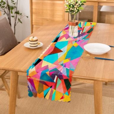 RealHomes Özel Tasarımlı Dijital Baskılı Dekoratif Runner