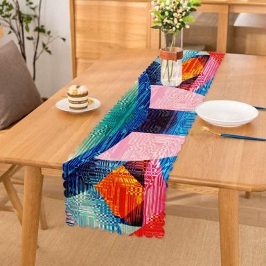 Realhomes Multi Renkler Dijital Baskılı Modern Runner