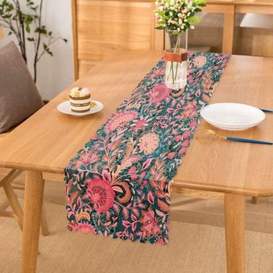 Realhomes Etnik Motifli Dijital Baskılı Modern Runner