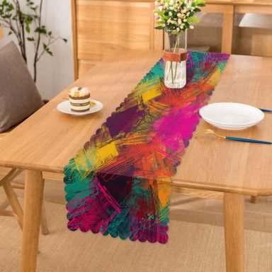 Realhomes Multi Colar Dijital Baskılı Modern Runner