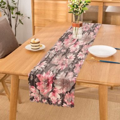 Modern Sanat Tasarımlı Dijital Baskılı Runner