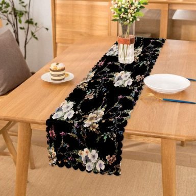Modern Sanat Tasarımlı Dijital Baskılı Runner