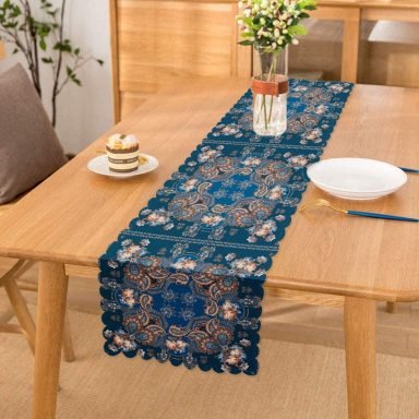 Modern Sanat Tasarımlı Dijital Baskılı Runner