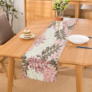 Modern Sanat Tasarımlı Dijital Baskılı Runner
