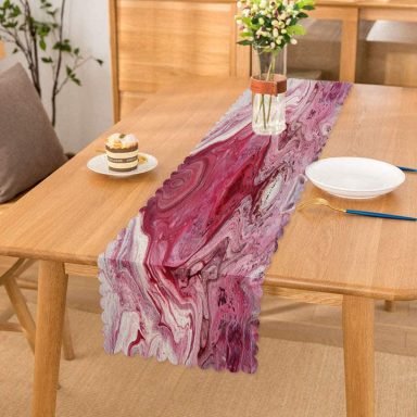 Modern Yağlı Boya Dijital Baskılı Özel Tasarım Runner
