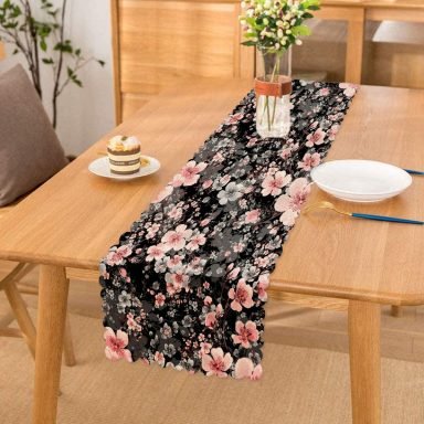 Modern Sanat Tasarımlı Dijital Baskılı Runner
