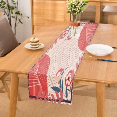 Modern Sanat Tasarımlı Dijital Baskılı Runner