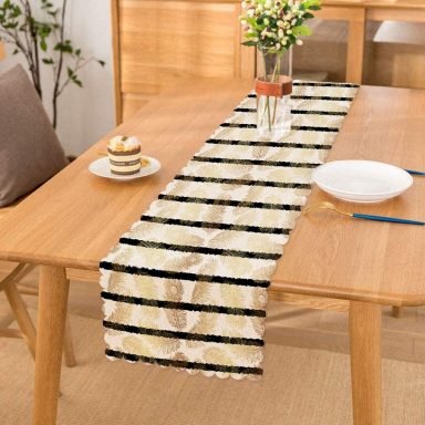 Modern Sanat Tasarımlı Dijital Baskılı Runner