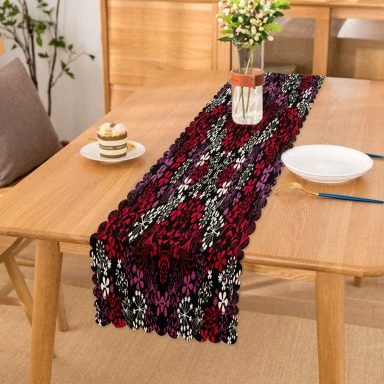 Modern Sanat Tasarımlı Dijital Baskılı Runner