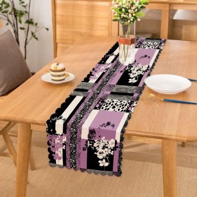 Modern Geometrik Motifli Özel Tasarım Runner