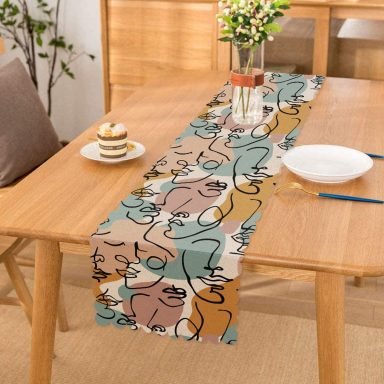 RealHomes Bohomian Rustic Özel Tasarım Dijital Baskılı Runner