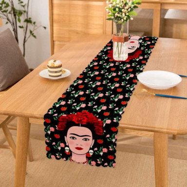 Özel Tasarım Frida Dijital Baskılı Runner