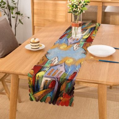 Realhomes Özel Tasarım Dijital Baskılı Modern Runner