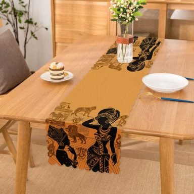 Etnik Afrika Desenli Modern Runner