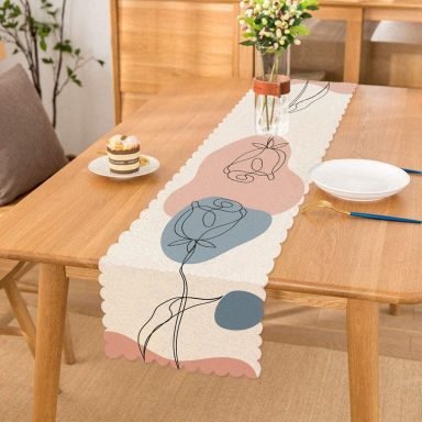 Realhomes Özel Tasarım Dijital Baskılı Modern Runner
