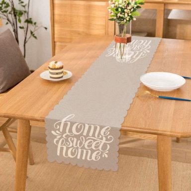 Home Sweet Home Dijital Baskılı Runner