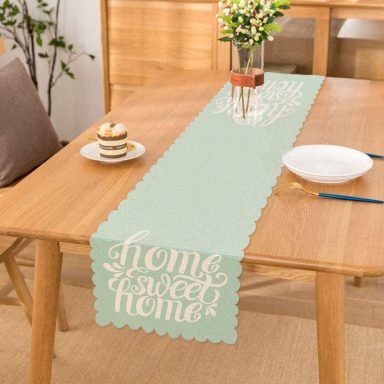 Home Sweet Home Dijital Baskılı Runner