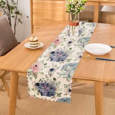 Real Homes Dijital Baskılı Dekoratif Özel Tasarım Runner