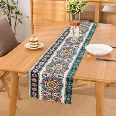 Real Homes Dijital Baskılı Dekoratif Runner
