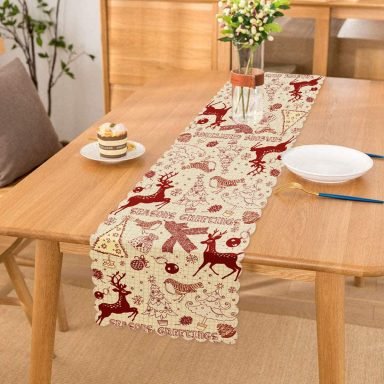 RealHomes Özel Tasarım Dijital Baskılı Dekoratif Runner