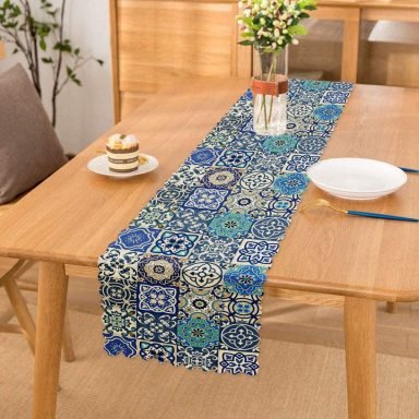 RealHomes Özel Tasarım Dijital Baskılı Dekoratif Runner