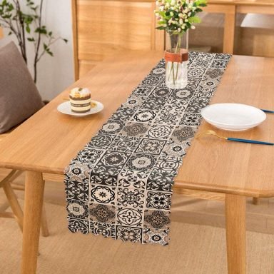 RealHomes Özel Tasarım Dijital Baskılı Dekoratif Runner