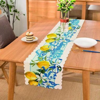 RealHomes Özel Tasarım Dijital Baskılı Dekoratif Runner