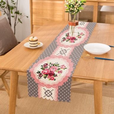 RealHomes Özel Tasarım Dijital Baskılı Dekoratif Runner