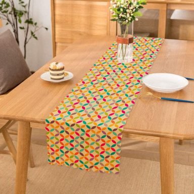 RealHomes Özel Tasarım Dijital Baskılı Dekoratif Runner