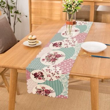 RealHomes Özel Tasarım Dijital Baskılı Dekoratif Runner