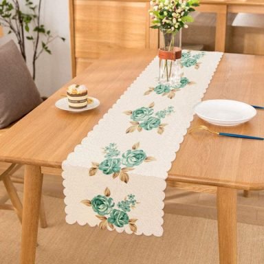 RealHomes Özel Tasarım Dijital Baskılı Dekoratif Runner