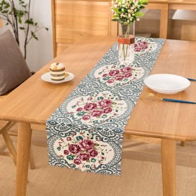 RealHomes Özel Tasarım Dijital Baskılı Dekoratif Runner