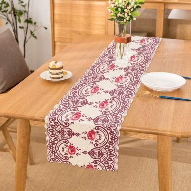 RealHomes Özel Tasarım Dijital Baskılı Dekoratif Runner