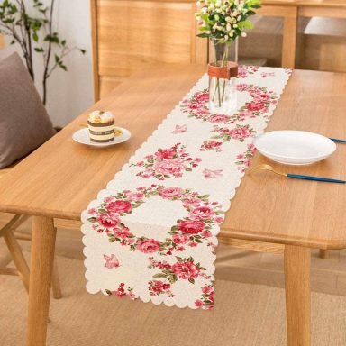 RealHomes Özel Tasarım Dijital Baskılı Dekoratif Runner