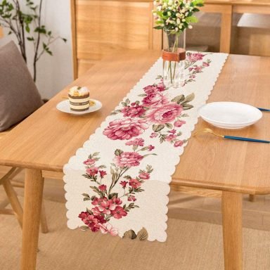 RealHomes Özel Tasarım Dijital Baskılı Dekoratif Runner