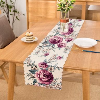 RealHomes Özel Tasarım Dijital Baskılı Dekoratif Runner