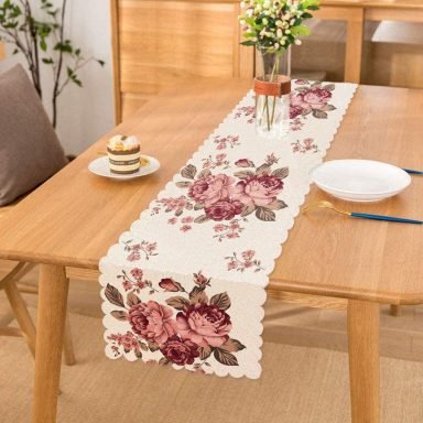 RealHomes Özel Tasarım Dijital Baskılı Dekoratif Runner