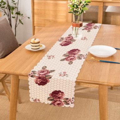 RealHomes Özel Tasarım Dijital Baskılı Dekoratif Runner