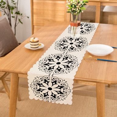 RealHomes Özel Tasarım Dijital Baskılı Dekoratif Runner