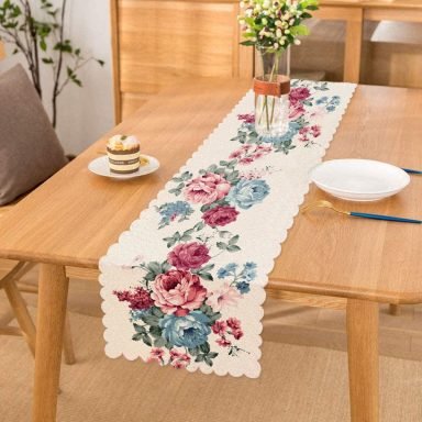 RealHomes Özel Tasarım Dijital Baskılı Dekoratif Runner