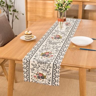 RealHomes Özel Tasarım Dijital Baskılı Dekoratif Runner