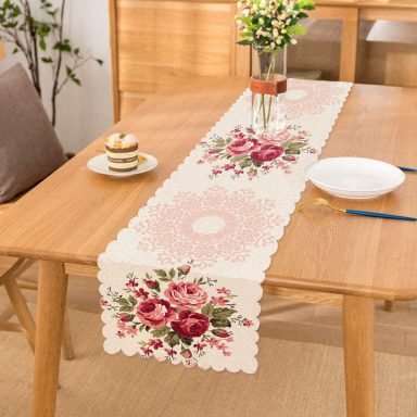 RealHomes Özel Tasarım Dijital Baskılı Dekoratif Runner