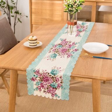 RealHomes Özel Tasarım Dijital Baskılı Dekoratif Runner