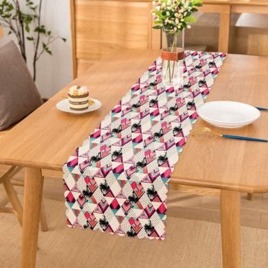 RealHomes Özel Tasarım Dijital Baskılı Dekoratif Runner