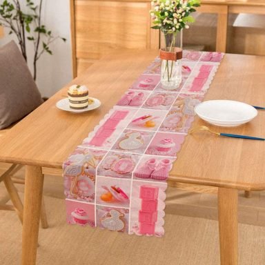 RealHomes Özel Tasarım Dijital Baskılı Dekoratif Runner