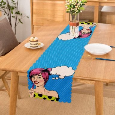 RealHomes Özel Tasarım Dijital Baskılı Dekoratif Runner