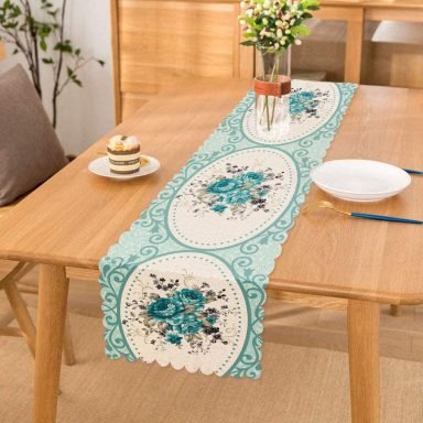RealHomes Özel Tasarım Dijital Baskılı Dekoratif Runner
